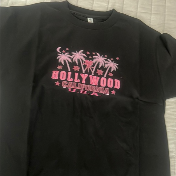 ALSTYLE classic new women’s Black Hollywood California U.S.A Graphic Tee size M - Picture 5 of 11